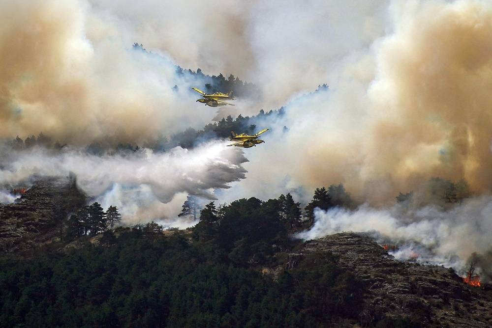 Bosbrand Spanje