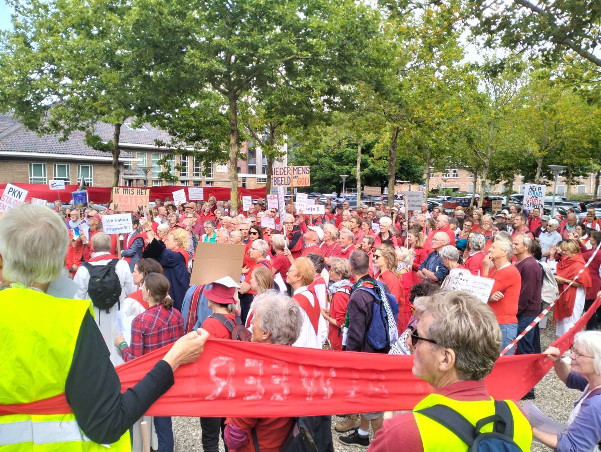 PKN-protest Gaza