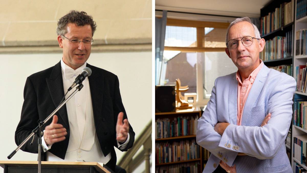 Peter Sinia en Teun van der Leer