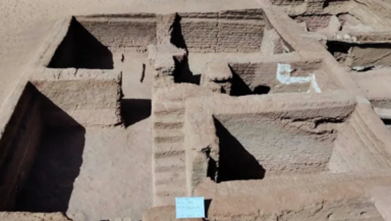 Restanten christelijke nederzetting Egypte