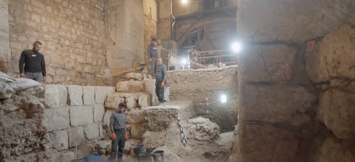 Hasmonese stadsmuur Hasmonese stadsmuur