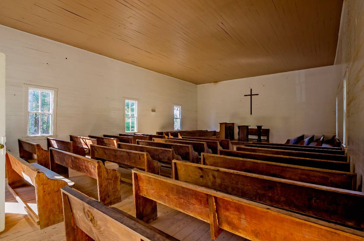 Kerkgebouw in Amerika