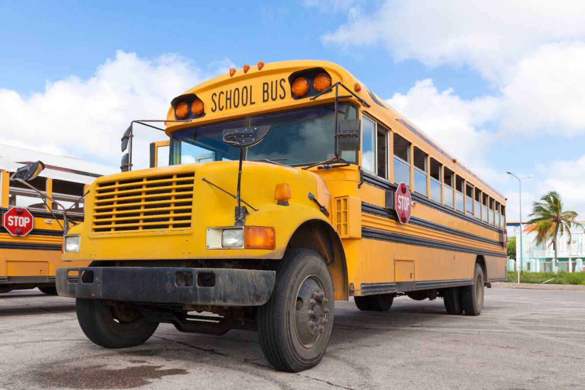 Amerikaanse schoolbus