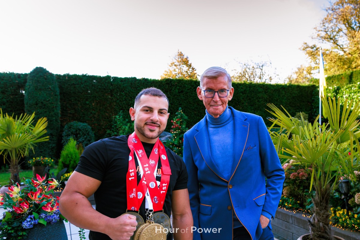 Syrische bodybuilder Joseph Masloub Syrische bodybuilder Joseph Masloub