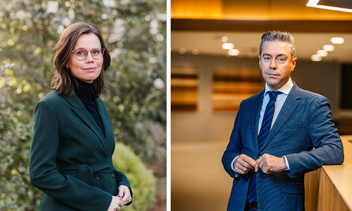 Mirjam Bikker en Chris Stoffer