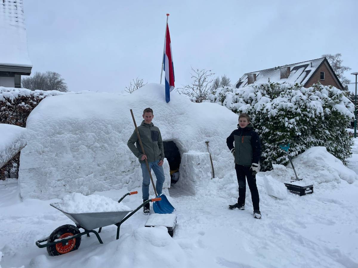 Johan en Jaco de Jong Familie de Jong