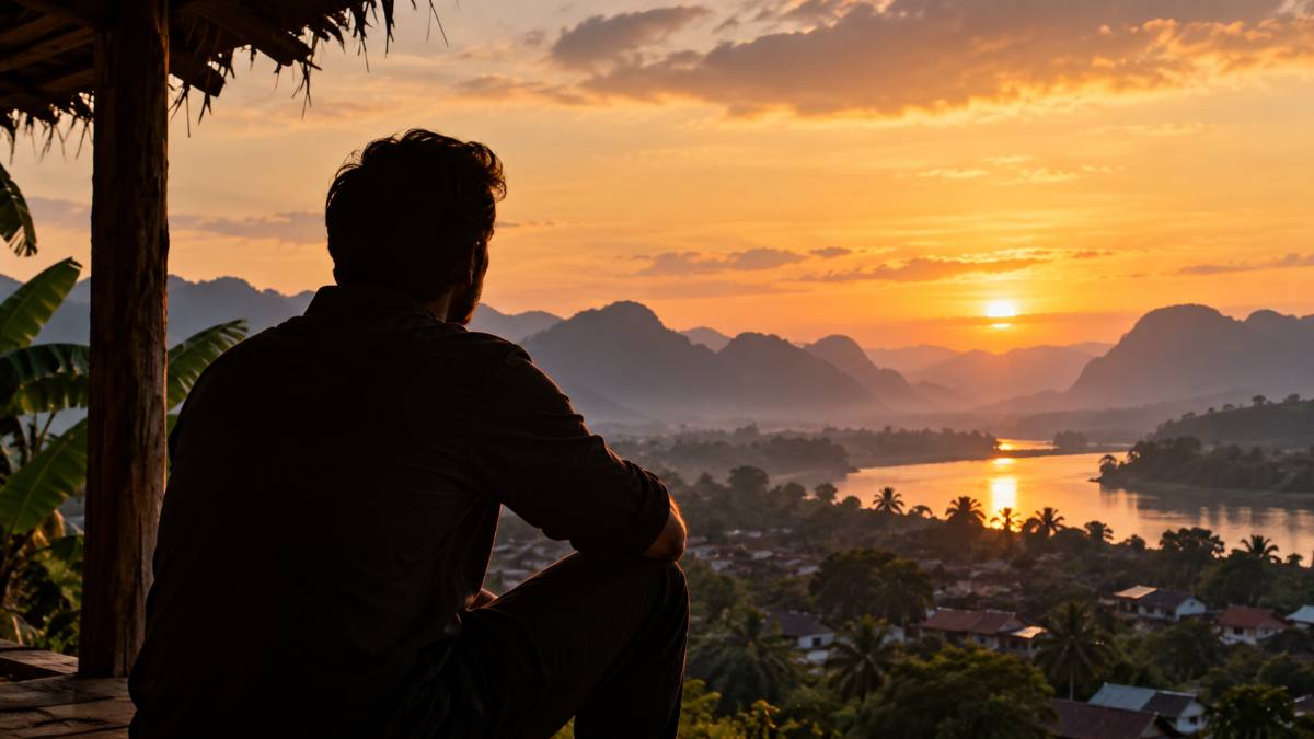 Man in Laos