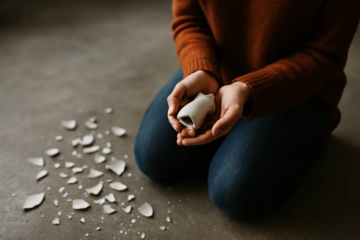 Gebroken vaas Gebroken vaas