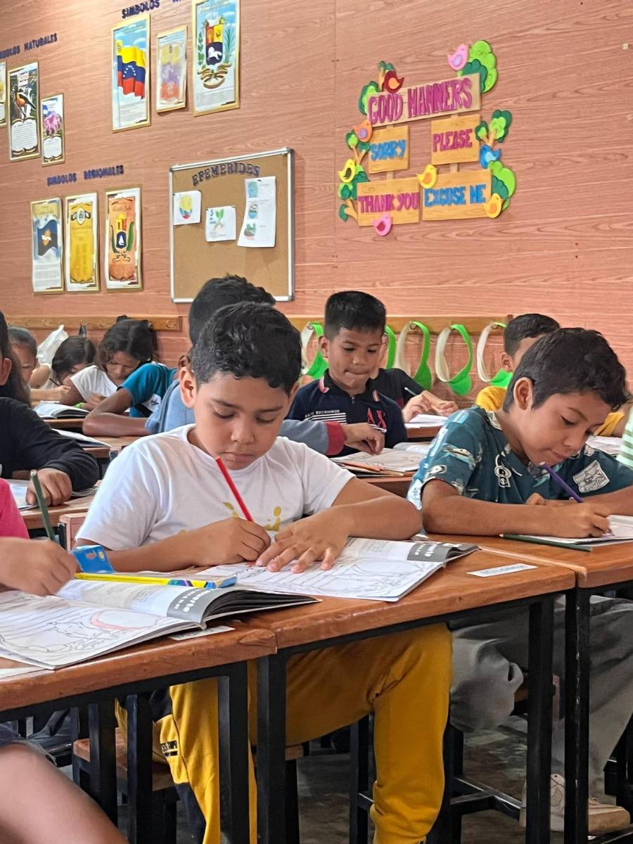 Kinderen in Los Libertadores, Venezuela