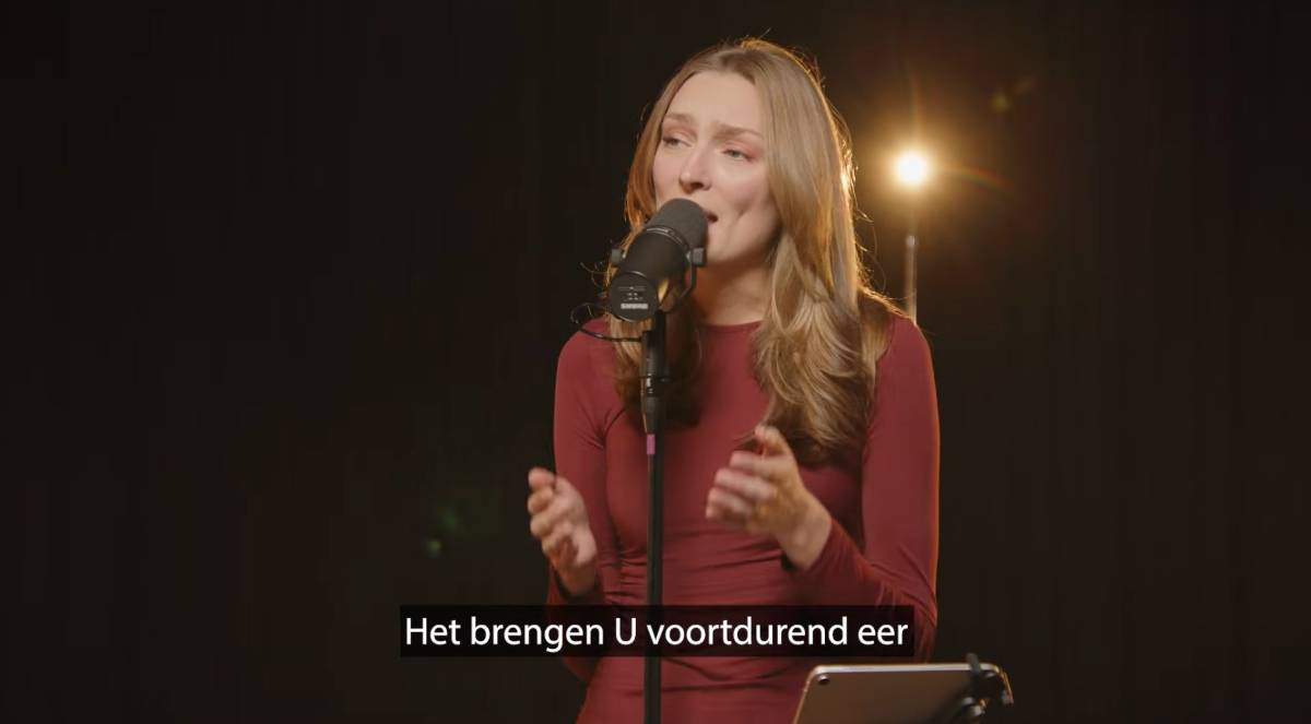 Zangeres Eline Segers