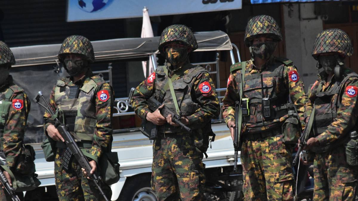 Soldaten leger Myanmar