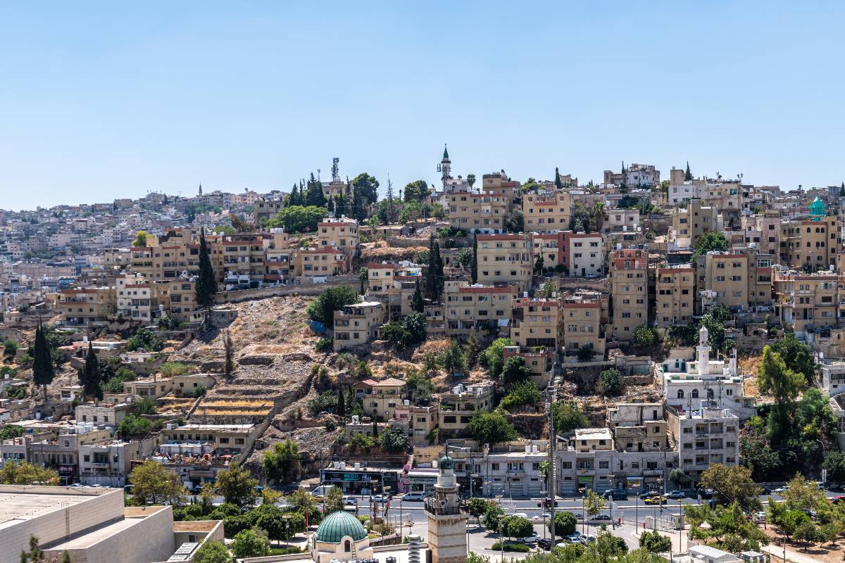 Jordaanse stad Amman