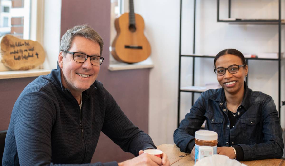 Nico van Splunter en Hayat Ismail