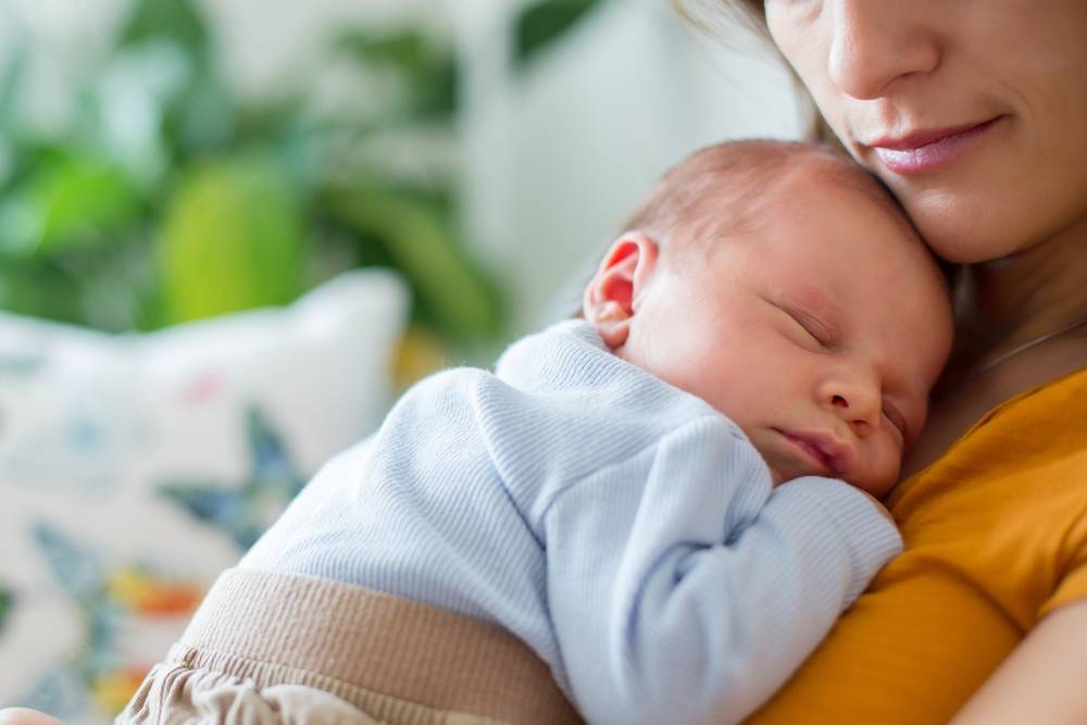 baby en moeder